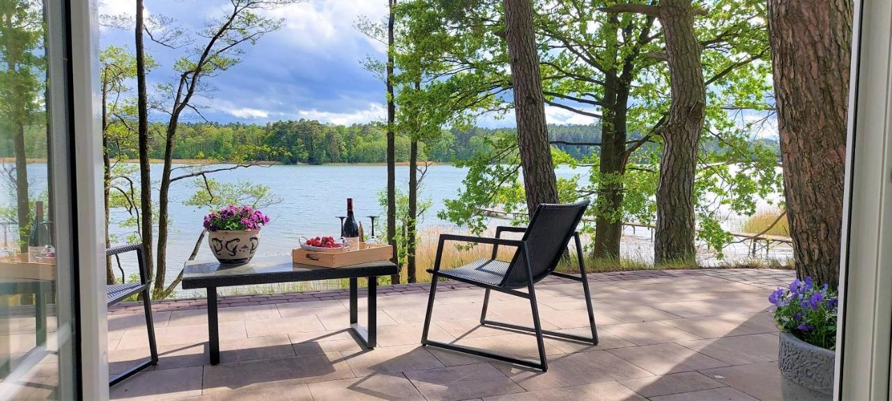 J&W MAZURY luksusowe domy wakacyjne luxuriöses Ferienhaus am See luxury Lakehouse z własną plażą-DOM CZAPLA Waplewo  Zewnętrze zdjęcie