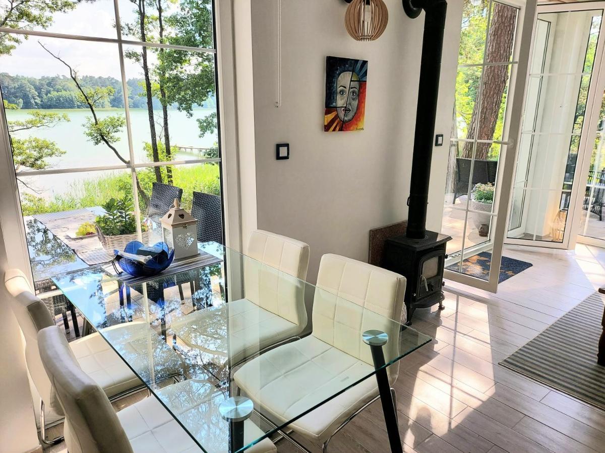J&W MAZURY luksusowe domy wakacyjne luxuriöses Ferienhaus am See luxury Lakehouse z własną plażą-DOM CZAPLA Waplewo  Zewnętrze zdjęcie